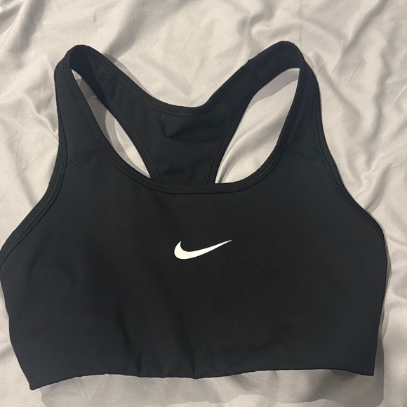 Nike Black Racerback Performance Sports Bra - Picture 1 of 3